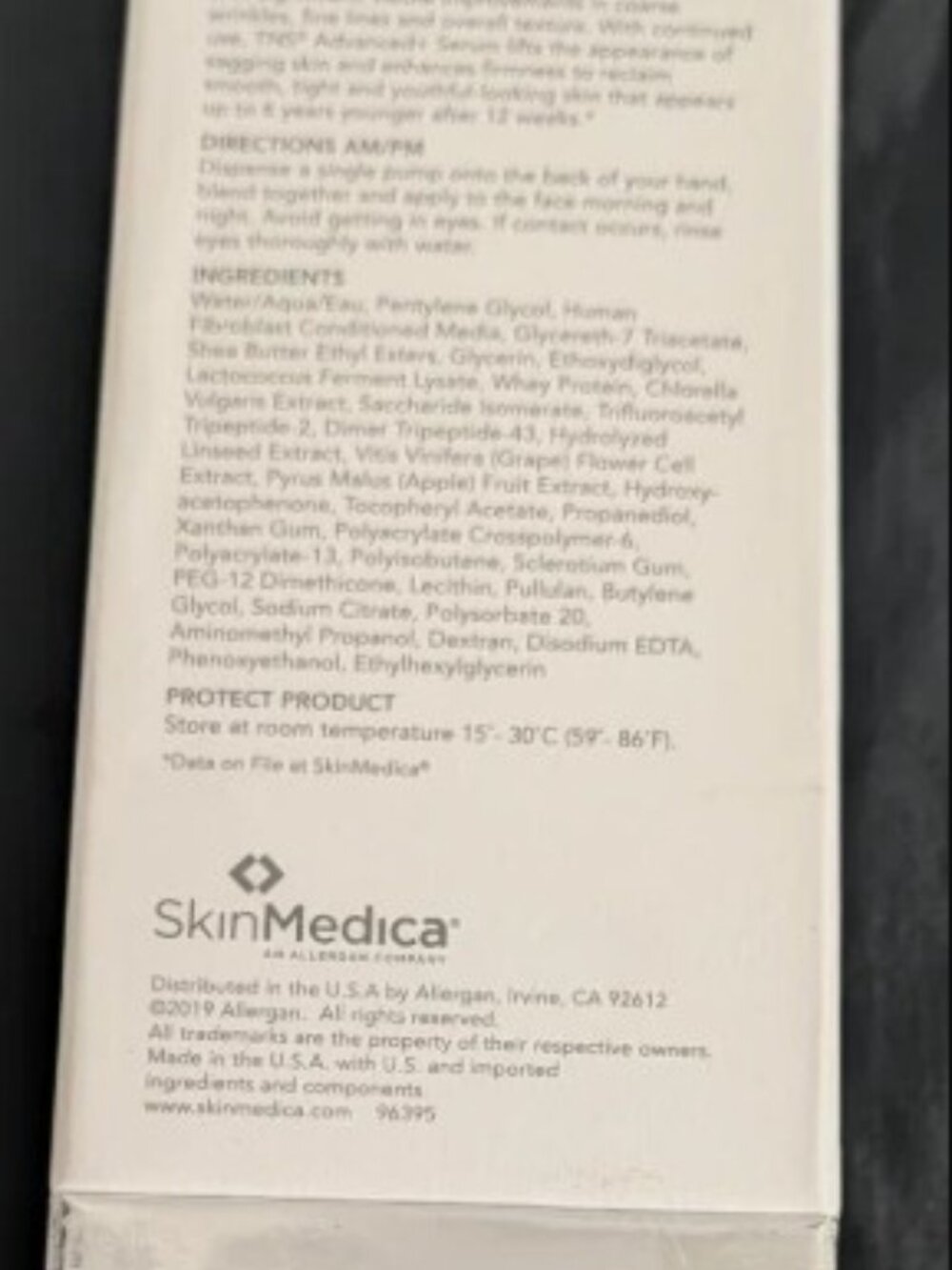 SkinMedica TNS Advanced Serum 1 oz New Sealed Exp 2028 Skincare - Picture 3 of 3